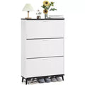 Shoe Cabinet, Shoe Storage Cabinet with 3 Flip Drawers, 47 Freestanding Shoes Organizer with Legs