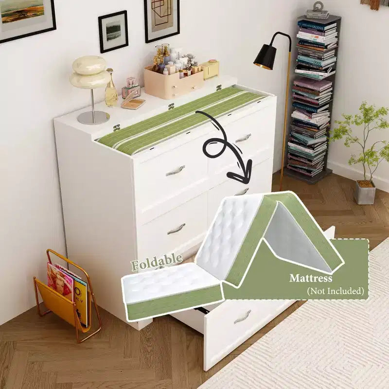 Famapy Letto a Scomparsa Murphy con Puleggia Inferiore Mobile con Presa Robusto e Durevole