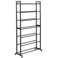 VEVOR 3D Printer Filament Storage Rack, 7 Tier Heavy Duty Storage Shelves for 3D Printing Filaments, Filament Spool Holders Racks(Shelf Only), Black