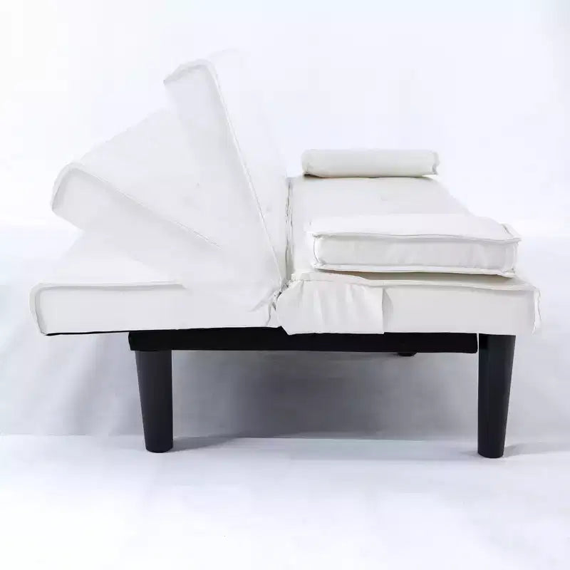 Divano Letto Convertibile, Futon Moderno da 67 pollici con Portabicchieri, Divano Letto per Piccoli Spazi, Appartamenti e Uffici