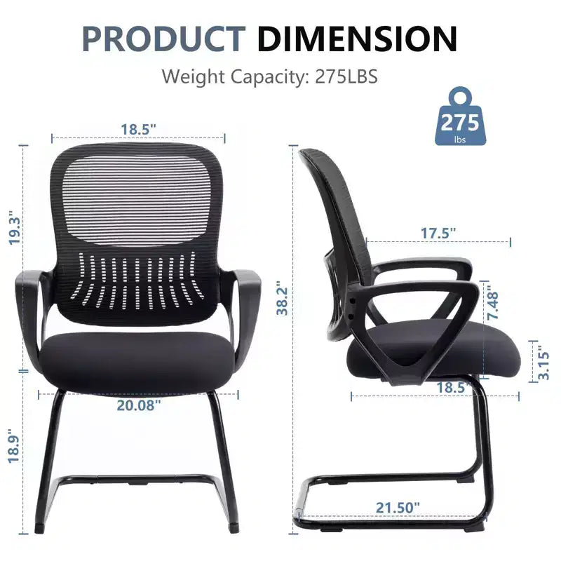 Sedia da ufficio ergonomica con sedile imbottito, sedia gaming con braccioli e supporto lombare, sedia per computer per sala lettura, nero