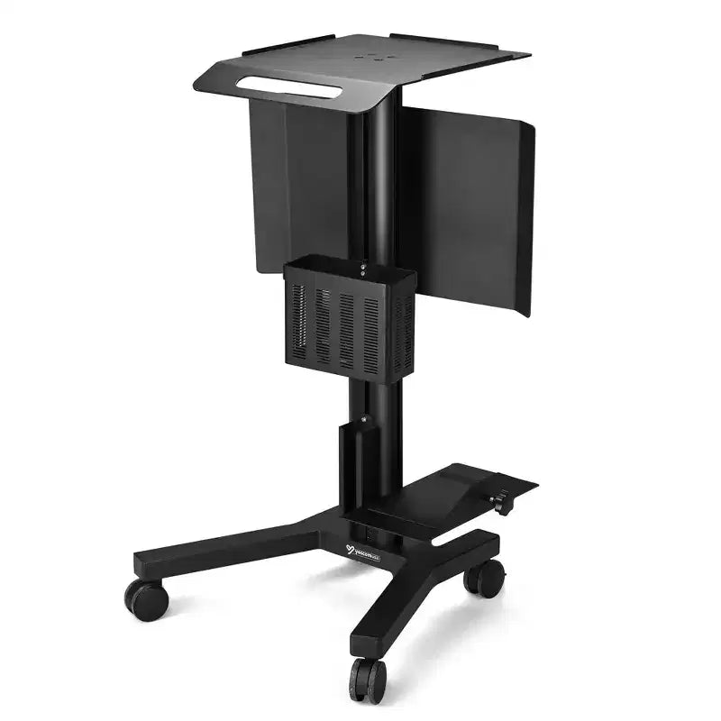 Yescom Carrello Mobile per Laptop con Pannello Frontale per Display per Conferenze di Laboratorio