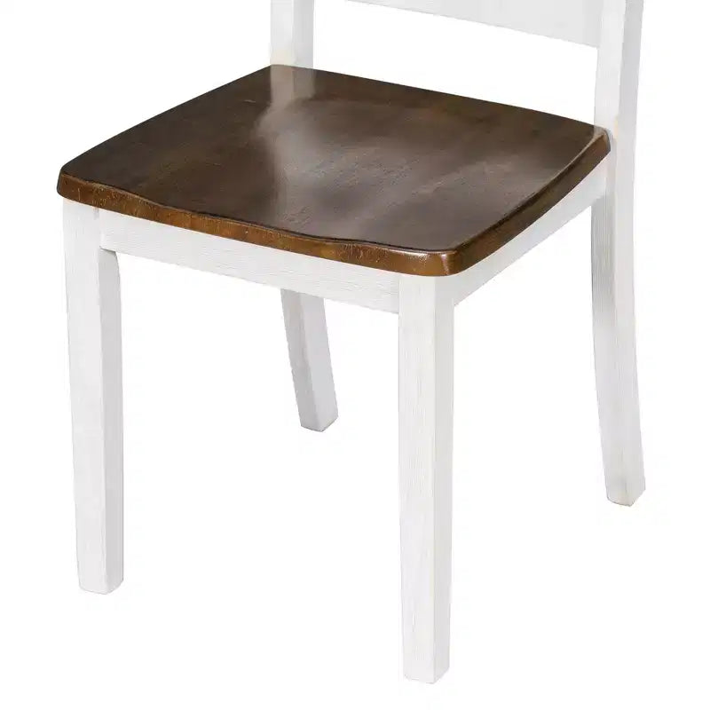 Set da pranzo in legno da 6 pezzi per 6 persone, tavolo da pranzo rettangolare con 4 sedie imbottite e panca