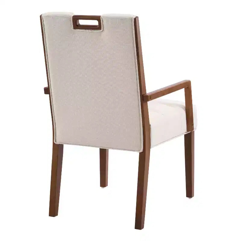 Christopher Knight Home Neva Sedie da pranzo imbottite in legno di gomma scandinavo (set da 4)