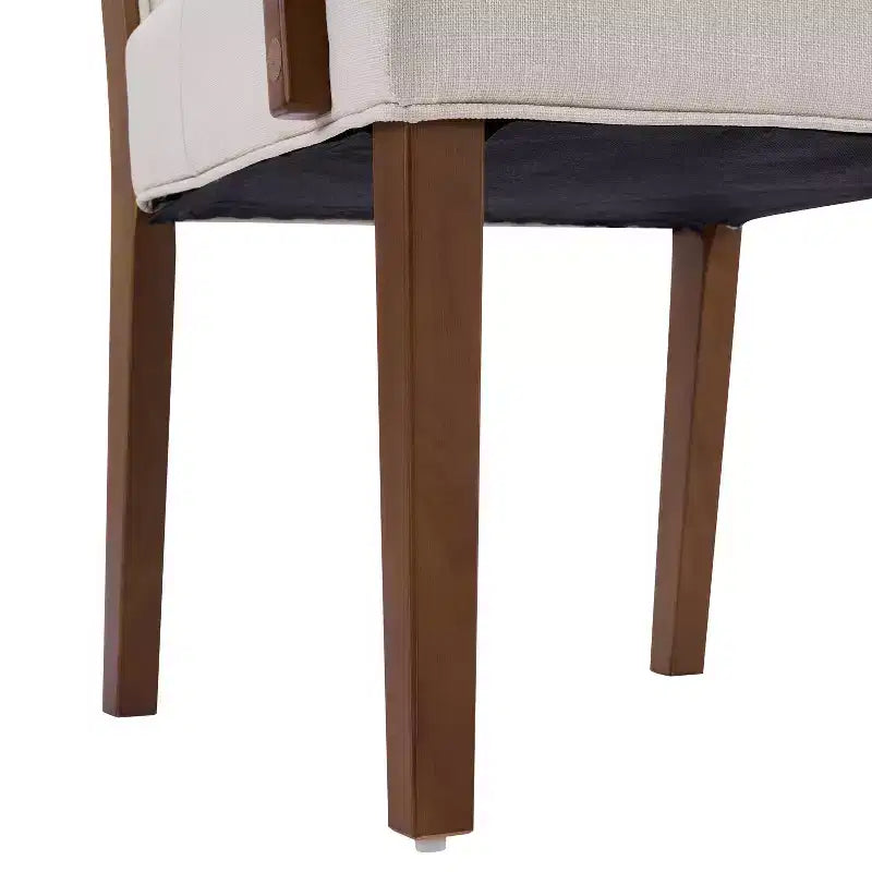 Christopher Knight Home Neva Sedie da pranzo imbottite in legno di gomma scandinavo (set da 4)