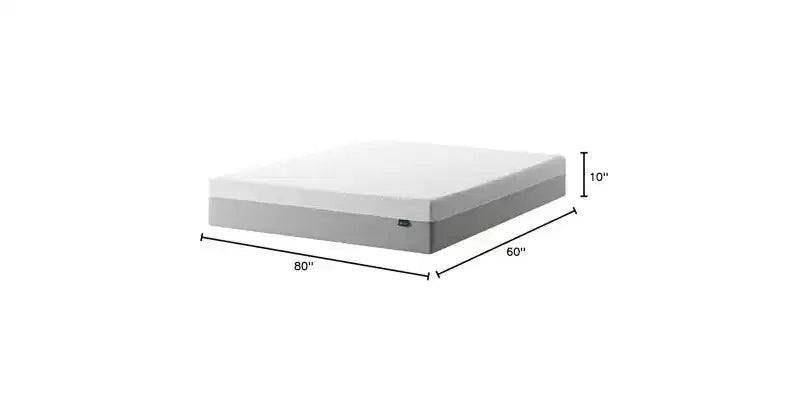 Zinus Materasso in Memory Foam Essential al Tè Verde da 25 cm, Queen, Rigidità Media, Memory Foam Traspirante, Schiume e Tessuti Certificati Sicuri, Materasso Arrotolato