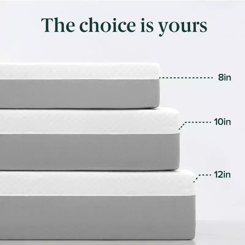 Zinus Materasso in Memory Foam Essential al Tè Verde da 25 cm, Queen, Rigidità Media, Memory Foam Traspirante, Schiume e Tessuti Certificati Sicuri, Materasso Arrotolato