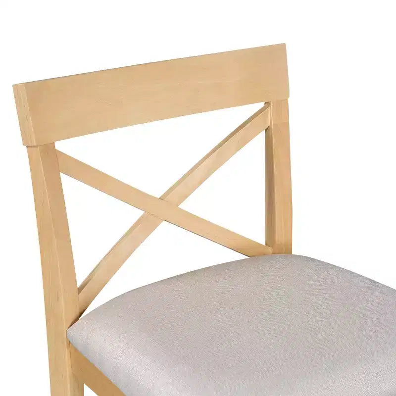 Set da 3 pezzi tavolo da pranzo ad altezza bancone in legno, set da colazione rettangolare in stile rustico con 2 sedie per piccoli spazi