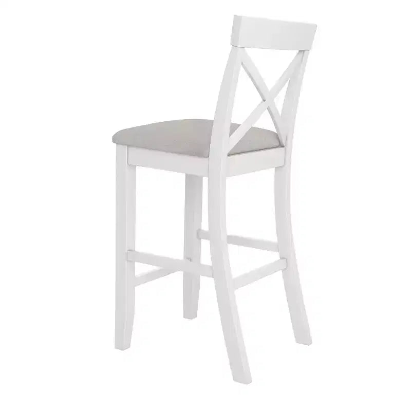 Set da 3 pezzi tavolo da pranzo ad altezza bancone in legno, set da colazione rettangolare in stile rustico con 2 sedie per piccoli spazi