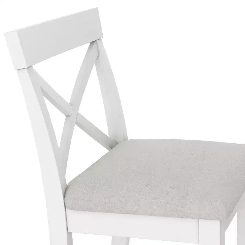 Set da 3 pezzi tavolo da pranzo ad altezza bancone in legno, set da colazione rettangolare in stile rustico con 2 sedie per piccoli spazi